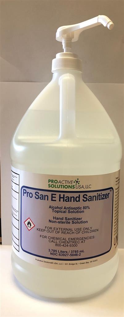 Pro San E Hand Sanitizer
