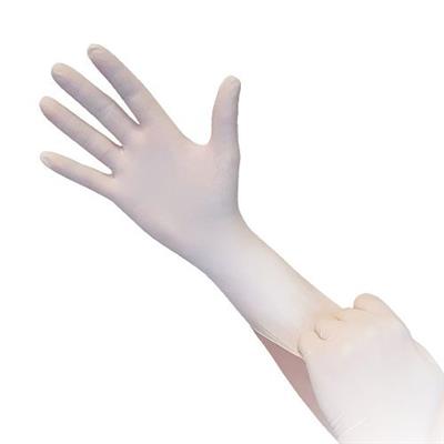 LATEX POWDERED GLOVES - LARGE