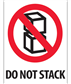 3 X 4 DO NOT STACK LABELS