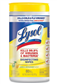 LYSOL DISINFECTING WIPES, 7 X 8, LEMON & LIME
